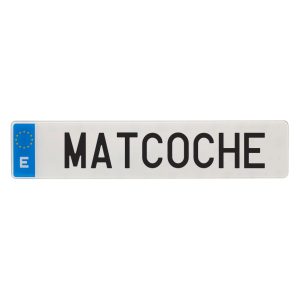Matrícula de coche